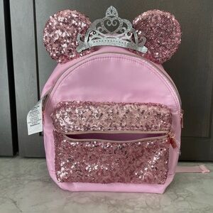 Disney Cruise Line DCL Bibbidi Bobbidi Boutique Backpack in Pink NWT